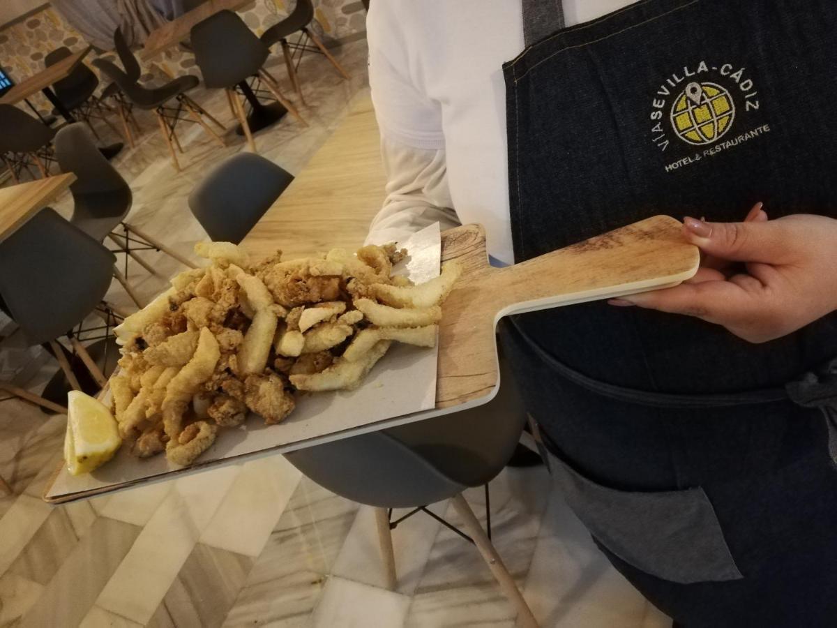 Hotel Restaurante Via Sevilla - Cadiz By Ma 22 Puntos El Cuervo  Eksteriør bilde